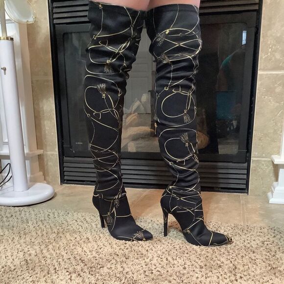 👢Sanna Stiletto Heeled Boots - Picture 1 of 6